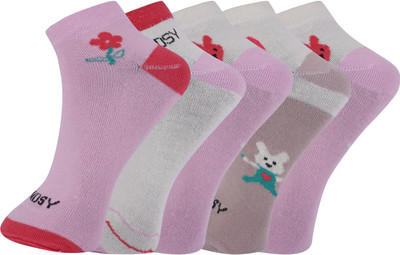 TENDSY Women Floral Print Ankle Length(Pack of 5)