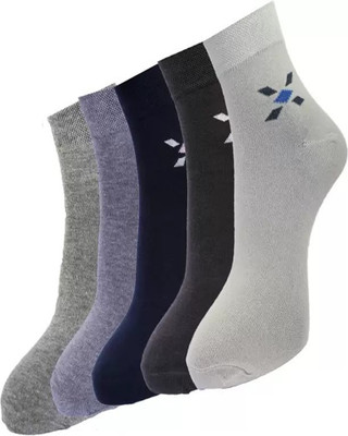 Cavendres Men Self Design Ankle Length(Pack of 10)