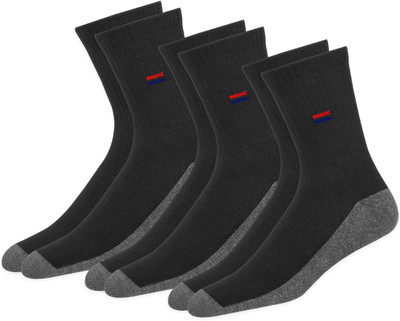 Navy Sport Men Mid-Calf/Crew(Pack of 3)