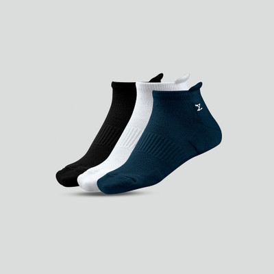 XYXX Men Solid Ankle Length(Pack of 3)
