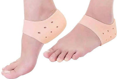 RUSHABH ENTERPRISE Half Heel Socks Anti Crack Silicon Gel Heel And Foot Protector Heel Support