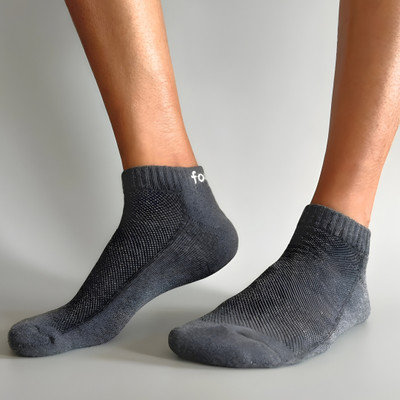 fourO Men & Women Solid Ankle Length(Pack of 2)