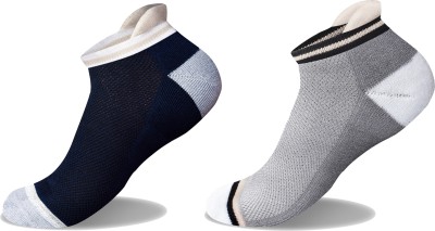 SPINOZA Men Striped Ankle Length(Pack of 2)