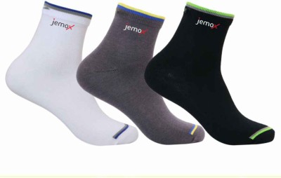 JEMOX Men & Women Solid Ankle Length(Pack of 3)