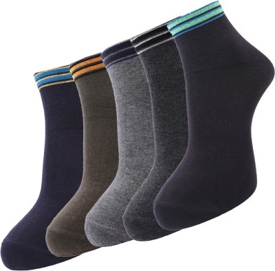 Dollar Men Solid Ankle Length(Pack of 5)