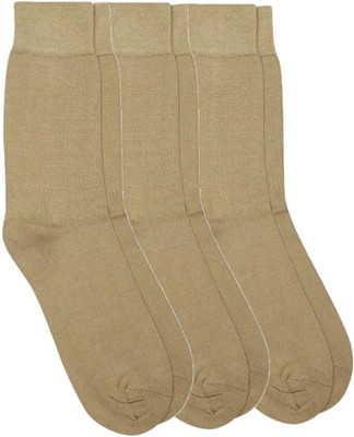 Broova Men Solid Calf Length(Pack of 3)