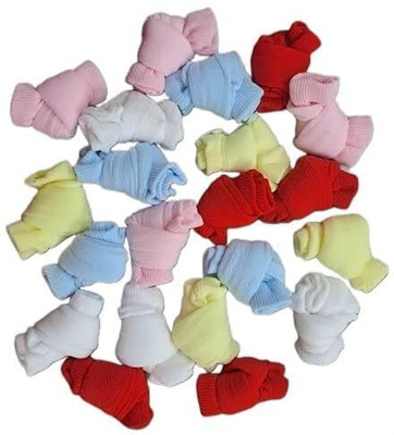 Buyra Baby Girls Solid Ankle Length(Pack of 10)