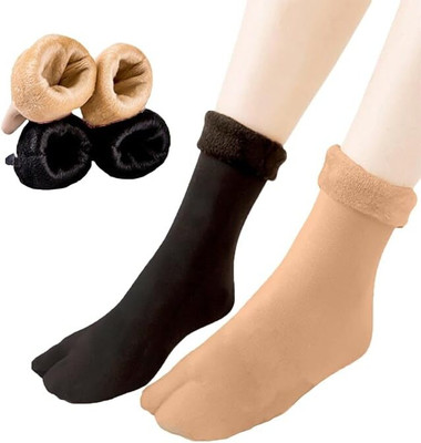 Moyokart Women Solid Ankle Length(Pack of 2)