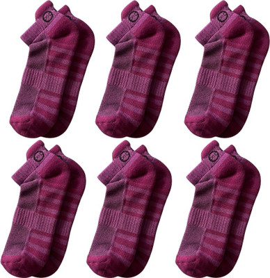 fourO Men & Women Striped Ankle Length(Pack of 6)