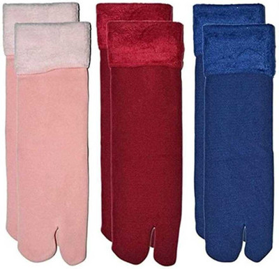 Creeknest Women Solid Ankle Length(Pack of 3)