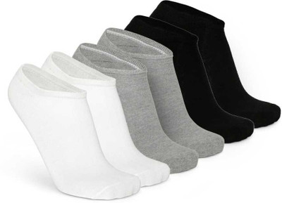 JEMOX Men & Women Solid Low Cut(Pack of 6)