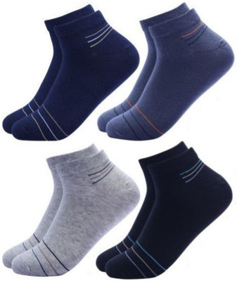 Akeeta Men Striped Ankle Length(Pack of 4)