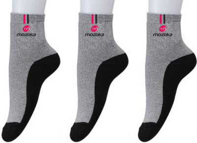 MOZOKA Men & Women Color Block Ankle Length(Pack of 3)