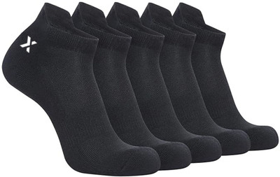RECKZOZ Men Solid Ankle Length(Pack of 5)