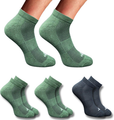 ecosync Unisex Solid Low Cut(Pack of 3)