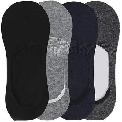 Buyra Men & Women Solid Ankle Length(Pack of 4)