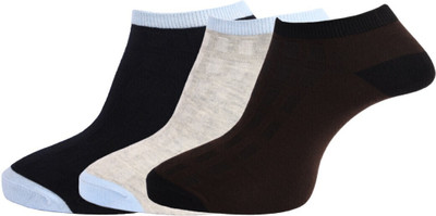 Dollar Men Solid Low Cut(Pack of 3)