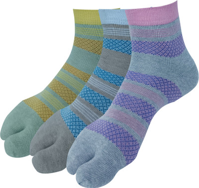 Allen Solly Women Self Design Mid-Calf/Crew(Pack of 3)