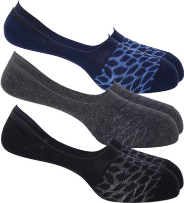 Oxyzone Men & Women Printed Peds/Footie/No-Show(Pack of 3)