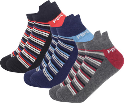Pepe Jeans Men Self Design Calf Length(Pack of 3)