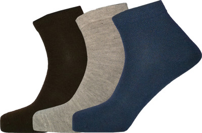 Lux Nitro Men Solid Ankle Length(Pack of 3)