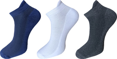 SPANCIA Men Solid Ankle Length(Pack of 3)