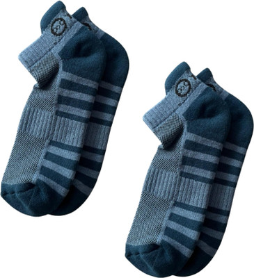 fourO Men & Women Striped Ankle Length(Pack of 2)