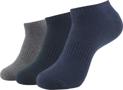 JOCKEY 7097 Compact Cotton Elastane Stretch Men Solid Low Cut(Pack of 3)