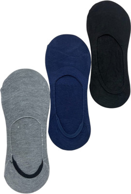 Piea Unisex Solid Peds/Footie/No-Show(Pack of 3)