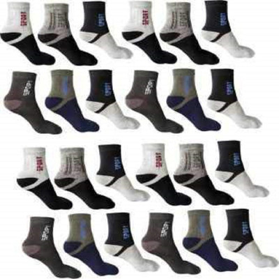 VISHAL_Co Men & Women Solid Ankle Length, Low Cut, Peds/Footie/No-Show(Pack of 12)