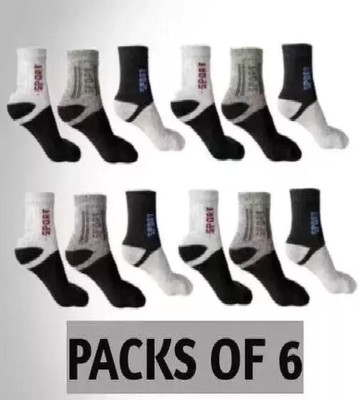 CGC Men & Women Printed Ankle Length(Pack of 6)