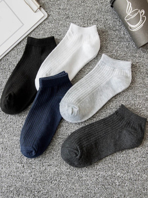 Fighter Men Solid Ankle Length(Pack of 10)