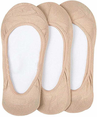 Ramanuja Women Solid Peds/Footie/No-Show(Pack of 3)
