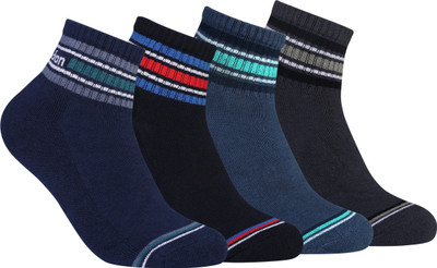 FABdon Men Solid Ankle Length(Pack of 4)