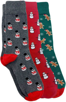 Mint and Oak Women Printed Calf Length(Pack of 3)