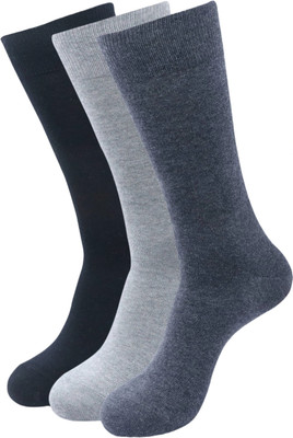VAPINDIA Men Solid Calf Length(Pack of 3)
