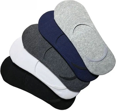 IVA MOZATIA Men & Women Solid Peds/Footie/No-Show, Low Cut(Pack of 5)