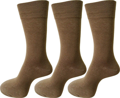 VAPINDIA Men Solid Mid-Calf/Crew, Calf Length(Pack of 3)