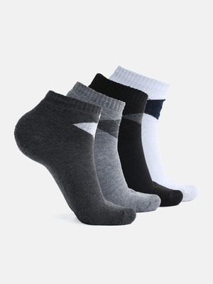 Kolor Fusion Men & Women Geometric Print Ankle Length(Pack of 5)