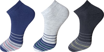 LATHIYA UNIFORM Unisex Striped Ankle Length(Pack of 3)