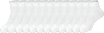MUKHAKSH Baby Boys Solid Ankle Length(Pack of 6)