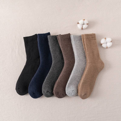 The jem den Men & Women Solid Mid-Calf/Crew(Pack of 6)