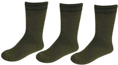 Akeet Trend Men Solid Mid-Calf/Crew(Pack of 3)