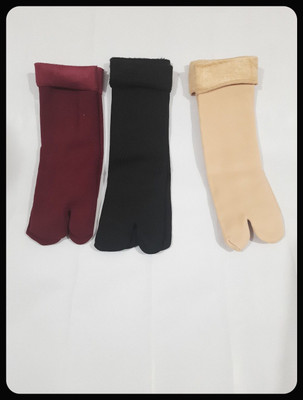 Creeknest Women Solid Ankle Length, Mid-Calf/Crew(Pack of 3)