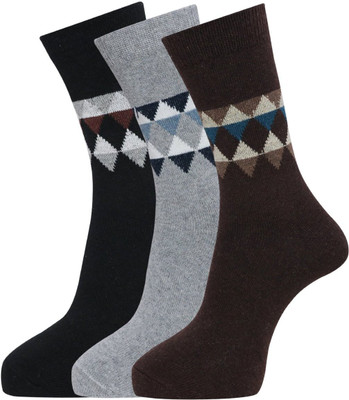 Dollar Men Printed Calf Length(Pack of 3)