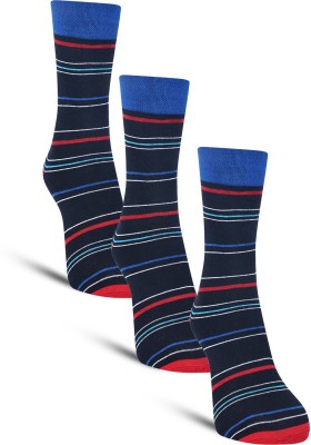 Dollar Men Striped Calf Length(Pack of 3)