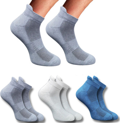 ecosync Unisex Solid Ankle Length(Pack of 3)