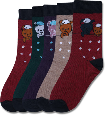 Dollar Baby Boys Self Design Calf Length(Pack of 5)