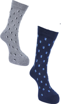 Force NXT Men Self Design Calf Length(Pack of 2)