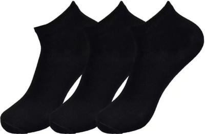 Socksy Unisex Solid Peds/Footie/No-Show, Ankle Length, Low Cut(Pack of 3)